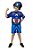 Fantasia Homem Aranha e Capitão America Infantil - Kit 2 Fantasias - Imagem 4