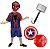 Fantasia Homem Aranha C/ Mascara Escudo E Martelo Thor - Imagem 1