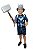 Fantasia Thor Com Martelo E 2 Mascaras Avengers Vingadores - Imagem 2