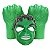 Fantasia Hulk Com Luvas E Mascara + Martelo Thor Vingadores - Imagem 5