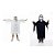 Fantasia Fantasma E Panico Infantil Halloween C/ 2 Mascaras - Imagem 1