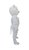 Fantasia Mascote Gata Branca Pelucia Adultoboneco De Vestir - Imagem 3
