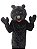 MASCOTE URSO PRETO PELÚCIA - Imagem 8
