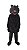 MASCOTE URSO PRETO PELÚCIA - Imagem 6