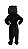 MASCOTE GATO PRETO PELÚCIA - Imagem 6