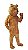 MASCOTE URSO CARAMELO PELÚCIA - Imagem 3