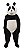 MASCOTE URSO PANDA PELÚCIA - Imagem 5