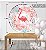 Painel Festa Redondo 3d Flamingo Sublimado 1,50M - Imagem 3