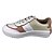 Tênis Feminino Vizzano Casual Pelica - 1389.202 - Branco-Rosa-Branco Off-Bege - Imagem 2