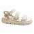 Sandália Feminina Moleca - 5504.101 - Branco Off - Imagem 1