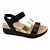 Sandália Feminina Modare - 7151.119 - Dourado-Preto - Imagem 1