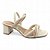 Sandália Feminina Dakota - Y8721 - Creme-Rose - Imagem 1