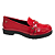 Sapato Feminino Mississipi Loafer - ME722 - Vermelho - Imagem 1