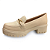 Sapato Feminino Mississipi Loafer - Q8551A - Bege - Imagem 2