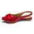 Sapatilha Feminina Mississipi Slingback - ME242 - Vermelho - Imagem 2