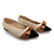 Sapatilha Feminina Modare Laço - 7334.233 - Creme-Preto-Camel - Imagem 3