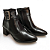 Bota Feminina Mississipi Cano Baixo - ME311 - Preto - Imagem 3