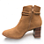 Bota Feminina Dakota Cano Baixo Salto Grosso - G9901 - Marrom - Imagem 2
