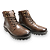 Coturno Masculino Pegada Couro - 181553-03 - Marrom - Imagem 3