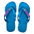 Chinelo Feminino Havaianas Top Personalizada Pin Placa Logo,Pin Stitch - Turquesa - Imagem 1