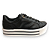 Tênis Feminino Via Marte Casual - 010-013-01 - Preto - Imagem 1