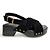Sandália Feminina Beira Rio - 8559.102 - Preto - Imagem 1
