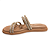 Chinelo Feminino Beira Rio Papete - 8488.125 - Bege - Imagem 2