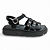 Sandália Feminina Moleca Papete - 5504.115 - Preto - Imagem 1