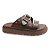 Chinelo Feminino Moleca Papete - 5504.103 - Marrom - Imagem 1