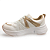 Tênis Feminino Modare Casual - 7401.102 - Branco-Dourado - Imagem 2