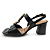 Sandália Feminina Dakota Salto Grosso - Y9762 - Preto - Imagem 2