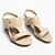 Sandália Feminina Beira Rio Salto Bloco - 8246.1211 - Creme - Imagem 3