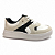 Tênis Feminino Mississipi Casual - MC911 - Branco-Preto - Imagem 1