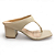 Tamanco Feminino Mariotta Salto Grosso - 20411-03 - Bege - Imagem 1
