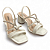 Sandália Feminina Dakota Salto Grosso - Y9761 - Branco Off - Imagem 3