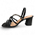 Sandália Feminina Dakota Salto Grosso - Y9761 - Preto - Imagem 2