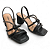 Sandália Feminina Dakota Salto Grosso - Y9761 - Preto - Imagem 3