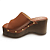 Tamanco Feminino Mariotta Plataforma - 30075-07 - Marrom - Imagem 2