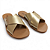 Rasteira Feminina Sua Cia - 8395.16144 - Dourado - Imagem 3