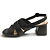 Sandália Feminina Modare Ultraconforto Salto Grosso - 7172.125 - Preto - Imagem 2
