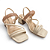 Sandália Feminina Dakota Salto Bloco - Y9492 - Bege - Imagem 3