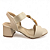 Sandália Feminina Modare Ultraconforto Salto Bloco - 7172.113 - Creme - Imagem 1