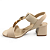 Sandália Feminina Modare Ultraconforto Salto Bloco - 7172.113 - Creme - Imagem 2
