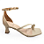 Sandália Feminina Mariotta Salto Taça Baixo - 20961-03 - Branco Off - Imagem 1
