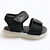 Sandália Infantil Menino Kidy Papete Luzinha Flex Light  - 163-0115-0679 - Preto - Imagem 1