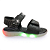 Sandália Infantil Menino Kidy Papete Luzinha Wave Light - 172-0035-0148 - Preto - Imagem 4