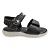 Sandália Infantil Menino Kidy Papete Luzinha Wave Light - 172-0035-0148 - Preto - Imagem 1