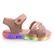 Sandália Infantil Menina Kidy Luzinha Wave Light - 172-1037-4005 - Nude - Imagem 4