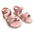 Sandália Infantil Menina Kidy Luzinha Wave Light - 172-1037-4005 - Nude - Imagem 5