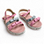 Sandália Infantil Menina Molekinha - 2724.124 - Rosa-Azul - Imagem 3
